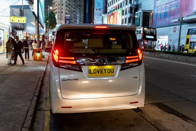 ILOVEYOU车牌