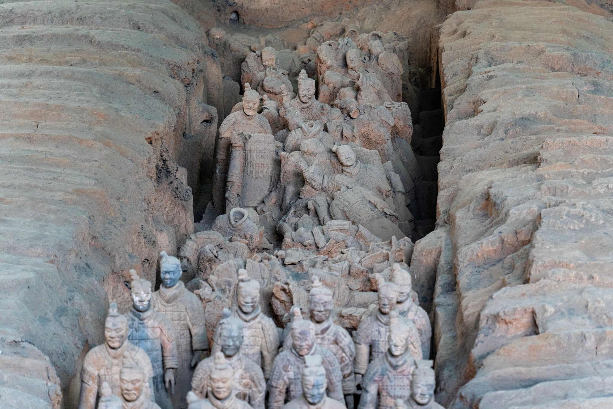 栩栩如生的兵马俑