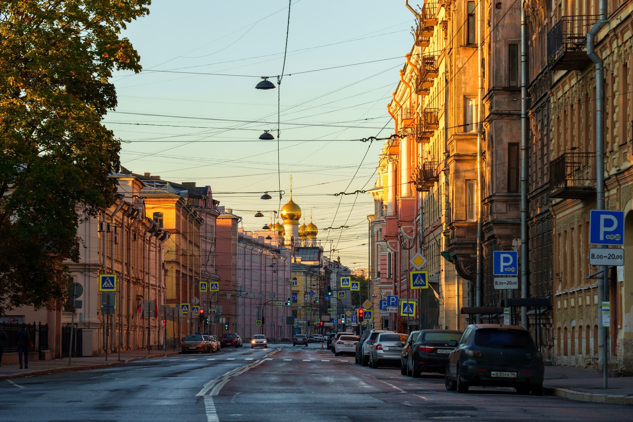 圣彼得堡的一条大街