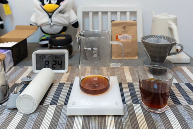 早上的手冲咖啡